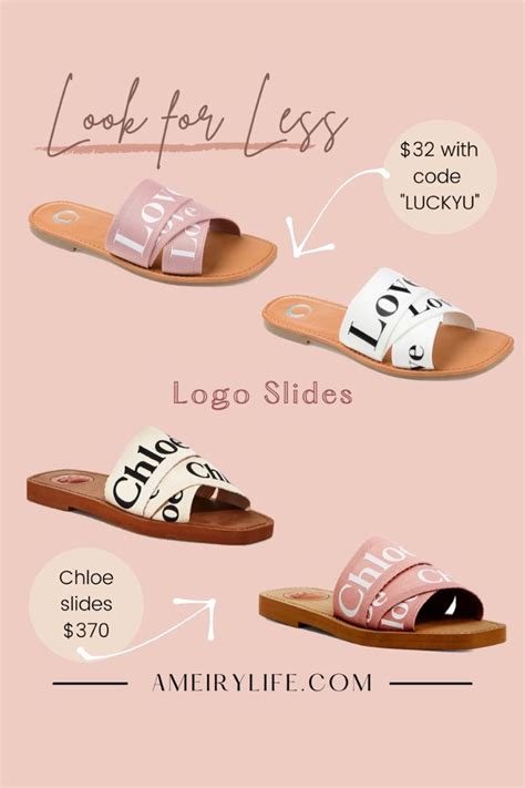 chloe slide dupes|chloe inspired sandals dupe.